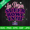 Las Vegas Super Bowl LVIII SVG