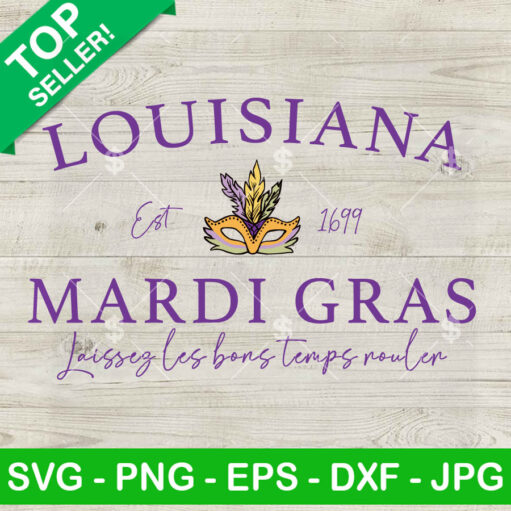 Louisiana Mardi Gras Svg