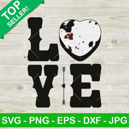 Western Valentine Love Svg