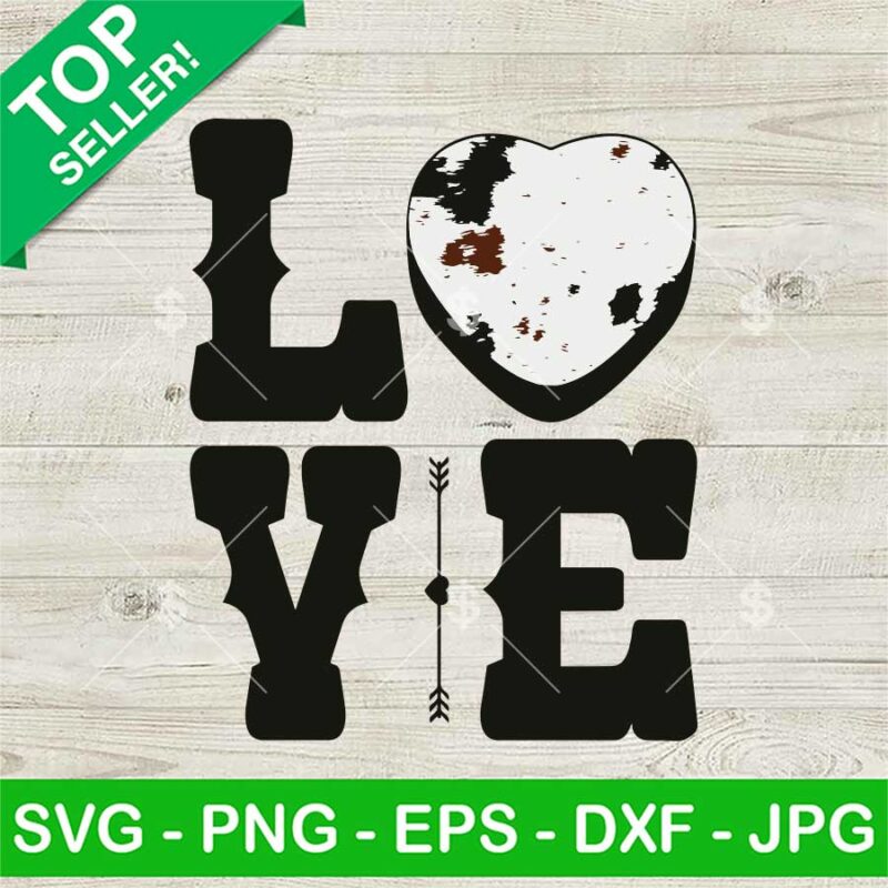 Western Valentine Love SVG