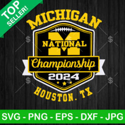 Michigan Championship College Football SVG, Michigan Wolverines Championship SVG, Michigan Wolverines Football 2024 SVG PNG