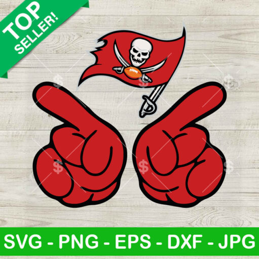 Tampa Bay Buccaneers Mickey Hand Svg