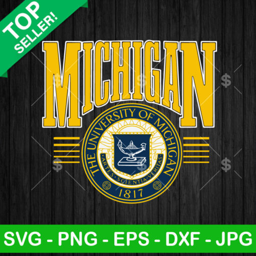 University Of Michigan Football Svg