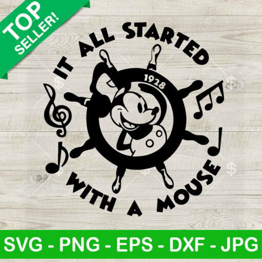 It All Started With A Mouse Svg