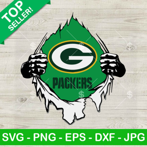 Green Bay Packers Tear Away Svg