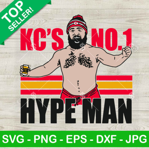 KC's No 1 Hype Man Jason Kelce SVG