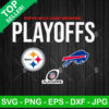 Pittsburgh Steelers Vs Buffalo Bills Super Wild Card Playoffs SVG