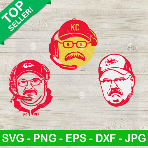 Andy Reid Kc Chiefs Coach Bundle Svg