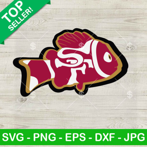 San Francisco 49Ers Nemo Disney Fish Svg