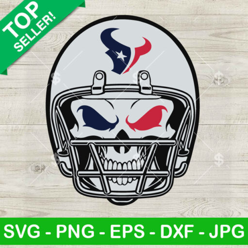 Houston Texans Skull Helmet SVG