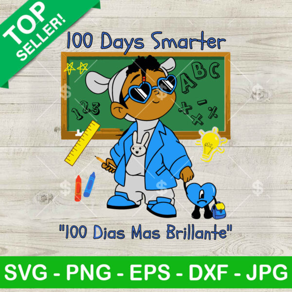Baby Benito 100 Days Smarter SVG
