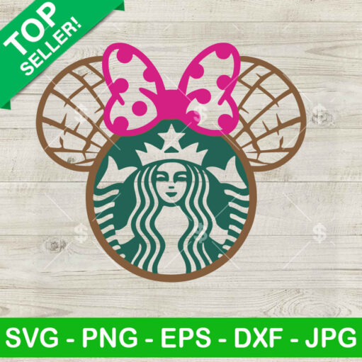 Minnie Mouse Starbucks Coffee Logo Svg