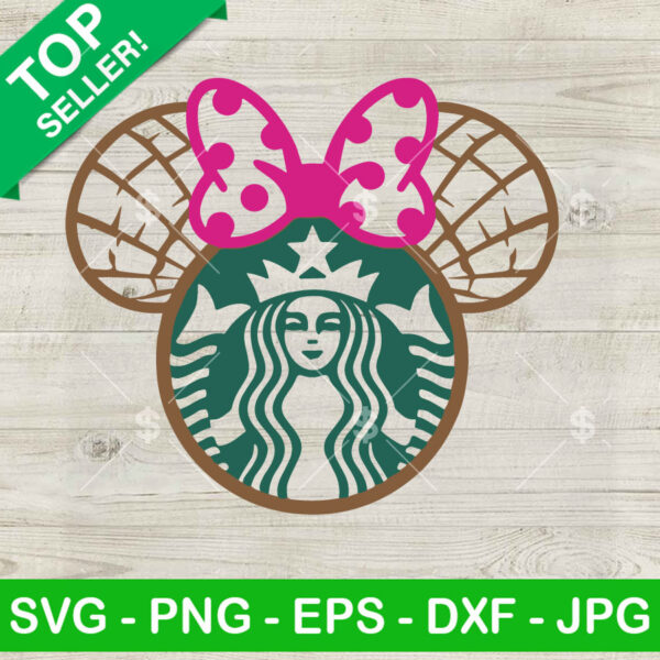 Minnie Mouse Starbucks Coffee Logo SVG