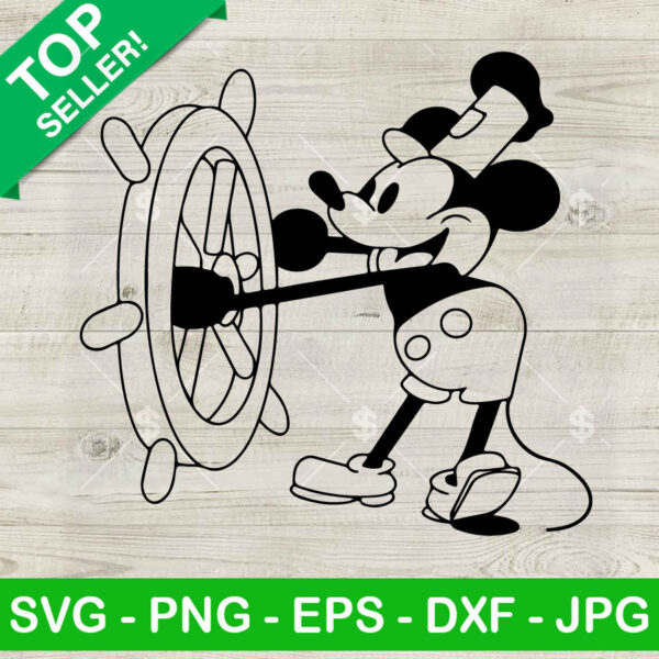 Steamboat willie SVG
