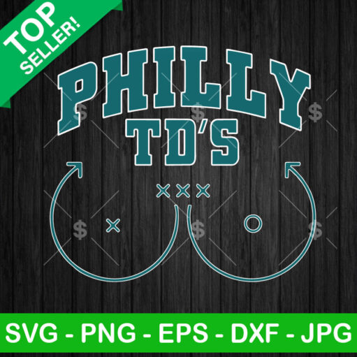 Philly Td'S Nfl Football Svg