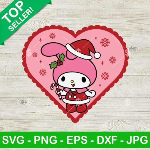 Kawaii Kitty Heart Valentine Svg