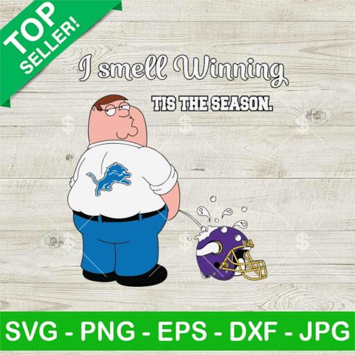 Detroit Lions I Smell Winning Svg