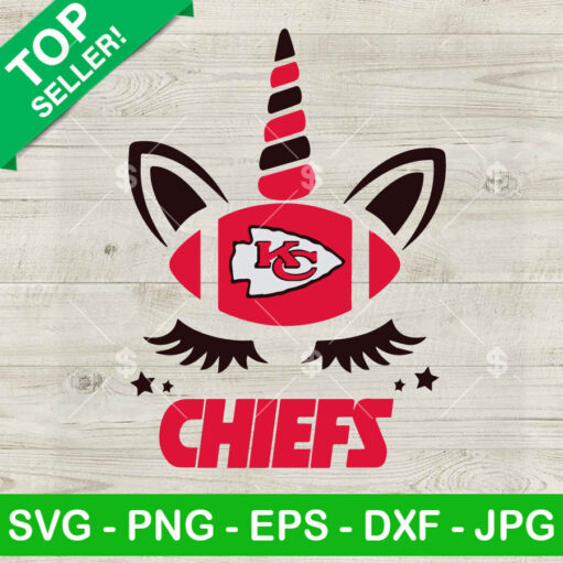 Kansas City Chiefs Unicorn Svg