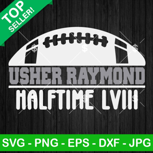 Usher Raymond Halftime LVIII SVG