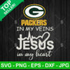 Packers in my Veins Jesus in my heart SVG