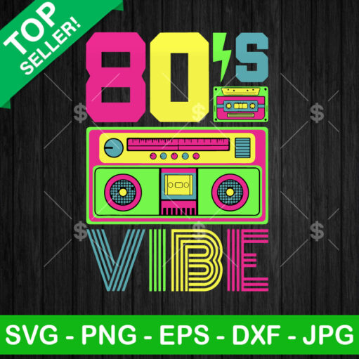 80'S Vibe Cassette Tapes Svg