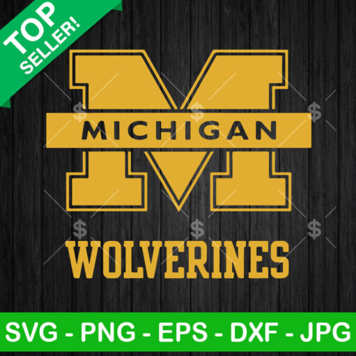 Michigan Wolverines Football SVG