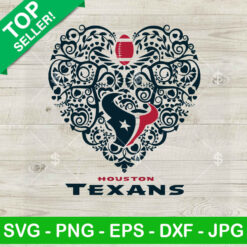 Houston Texans Heart logo SVG, Houston Texans Super Bowl NFL SVG, Houston Texans Football SVG PNG