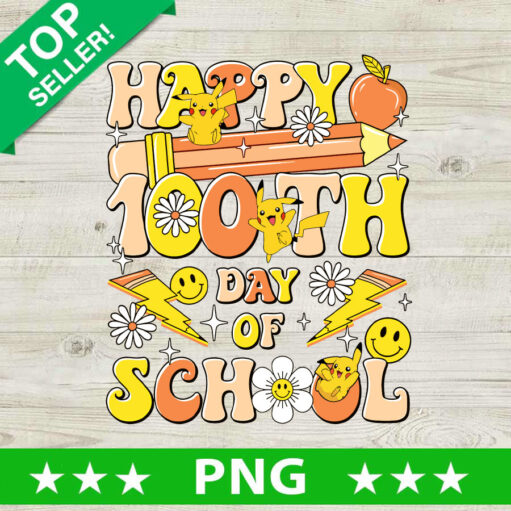 Happy 100th day of School PNG