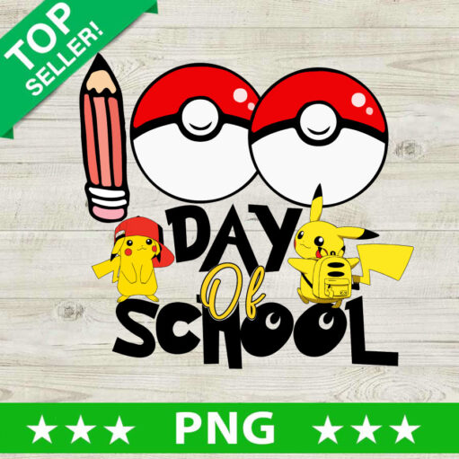 100 Days of School Pokeball PNG