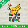 100 days of School Pikachu PNG