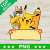 Pikachu At school PNG