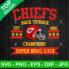 Chiefs Back to Back Champions Super Bowl LVIII SVG