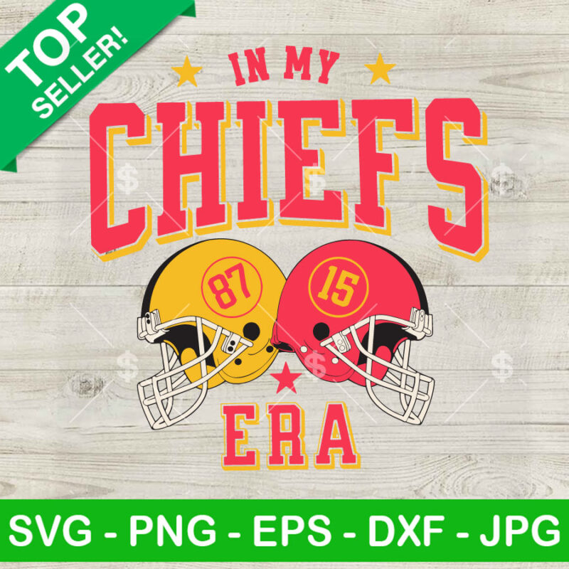 87 15 In My Chiefs Era SVG, Kansas City Chiefs 87 15 SVG, Super Bowl Chiefs ...