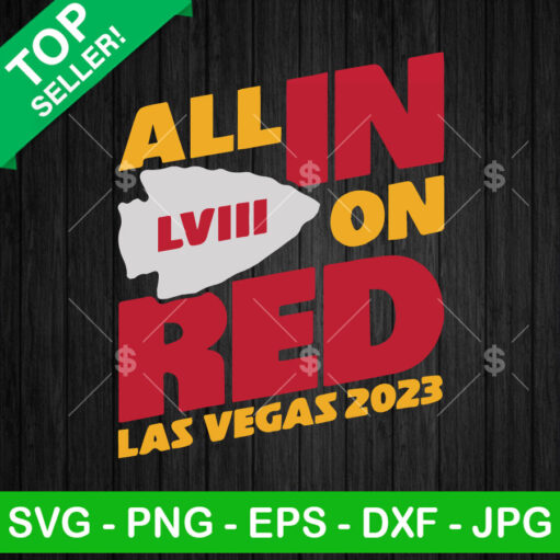 All In On Red Las Vegas 2023 Svg