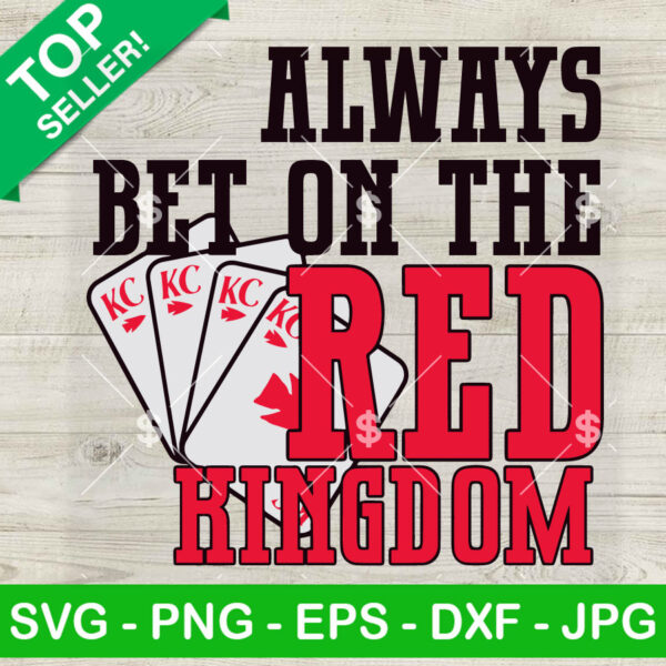 Always Bet On The Red Kingdom SVG
