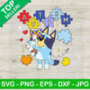 Bluey Autism Awareness SVG