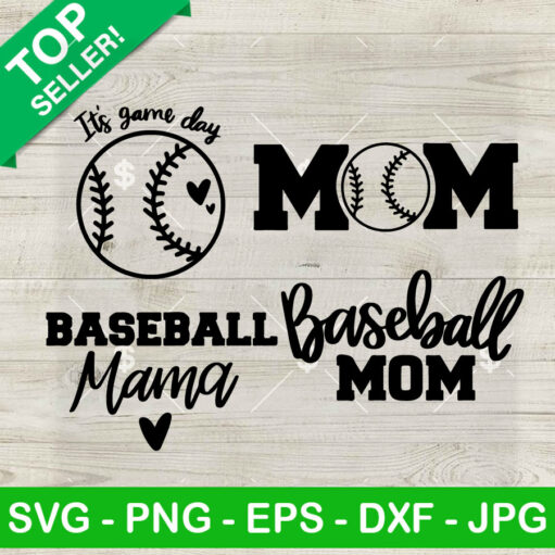 Baseball Mama SVG Bundle