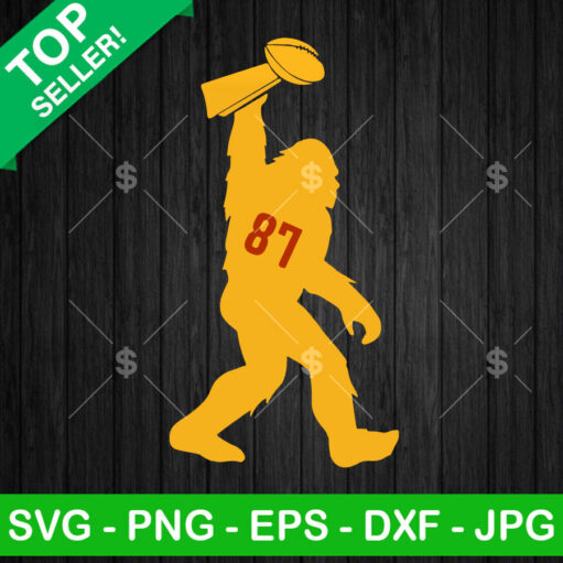 Travis Kelce Big Yeti Super Bowl Svg