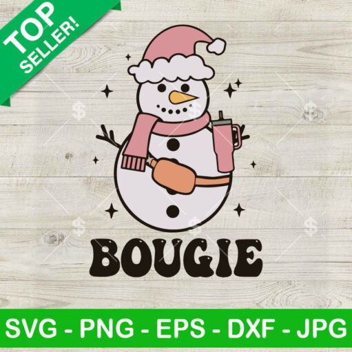 Boujee Snowman Christmas Svg
