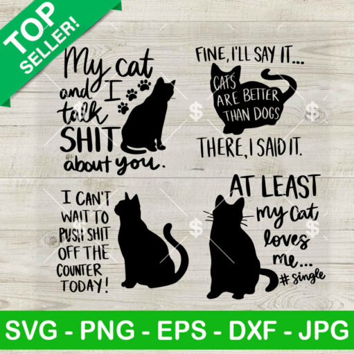 My Cat And I Talk Shit About You SVG