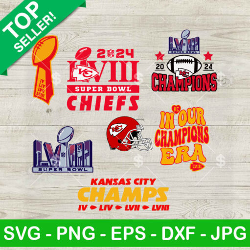 Kansas City Chiefs Champions Super Bowl Bundle SVG