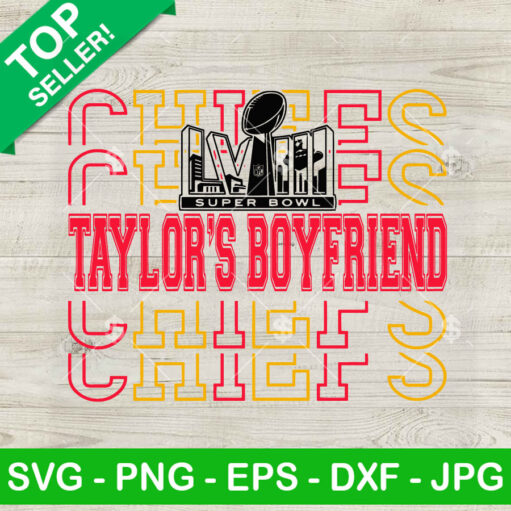 KC Chiefs Taylor's Boyfriend SVG