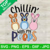 Chillin With My Peeps Bluey SVG