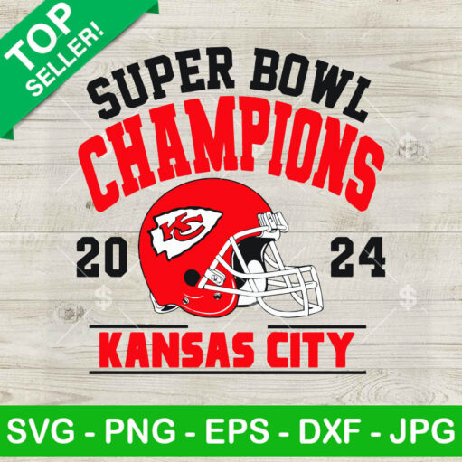 Super Bowl Champions 2024 Kansas City SVG