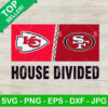 House Devided KC Chiefs vs 49ers SVG