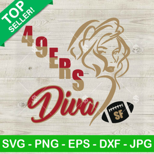 San Francisco 49ers Diva SVG