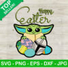 Baby Yoda Happy Easter SVG