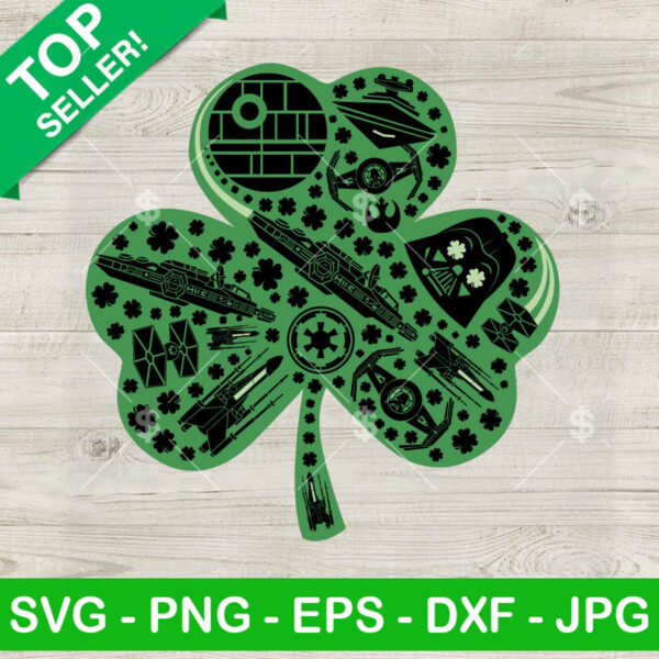 Star Wars Shamrock SVG