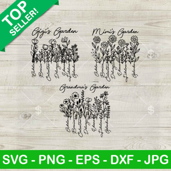 Mimi's Garden Floral SVG Bundle