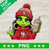 Grinch girl San Francisco 49ers PNG